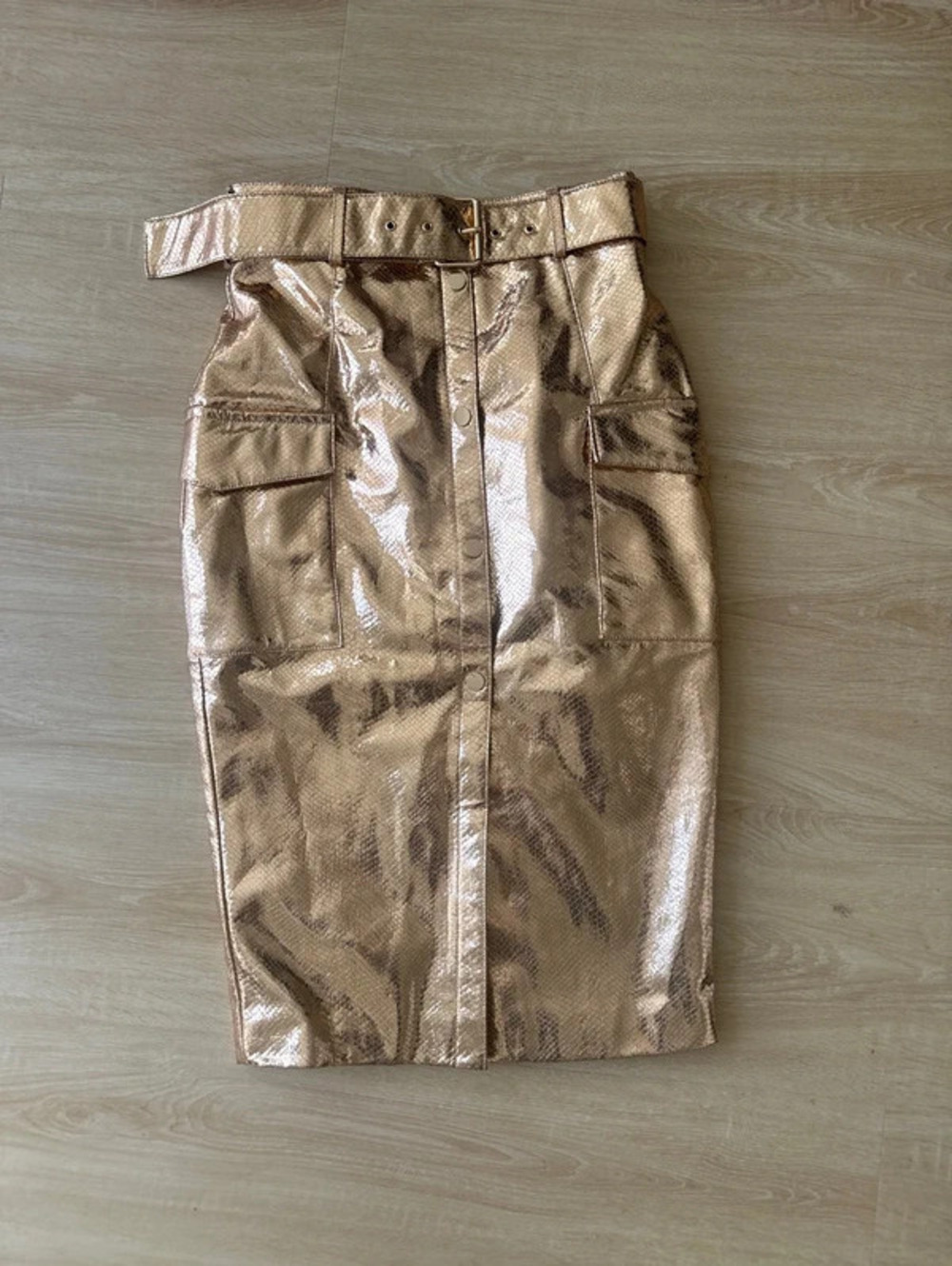 House of CB Rose Gold Skirt